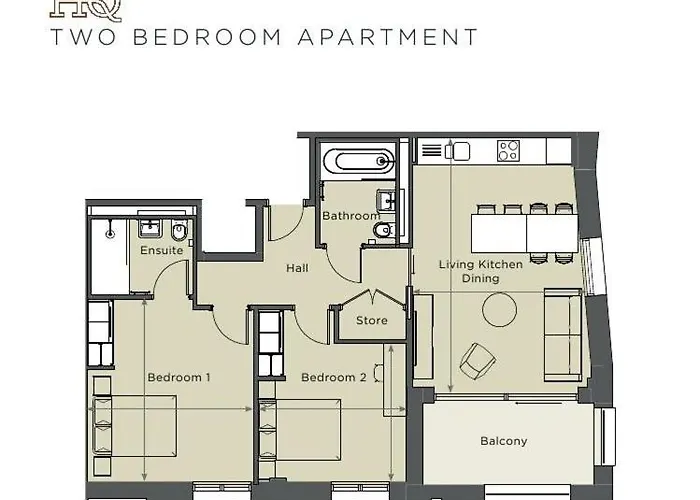 Luxury 2 Bedroom With Free Parking In The Heart Of